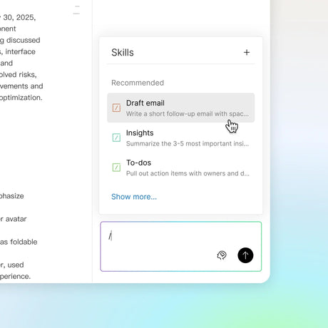 技能簡介：將重複使用的提示詞，轉化為一鍵執行的 AI 動作